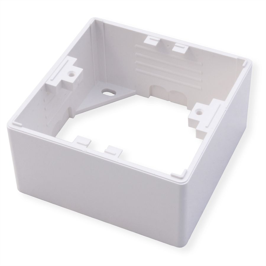 EasyLan preLink / fixLink Datendose weiß, 80x80x42 mm RAL 9010