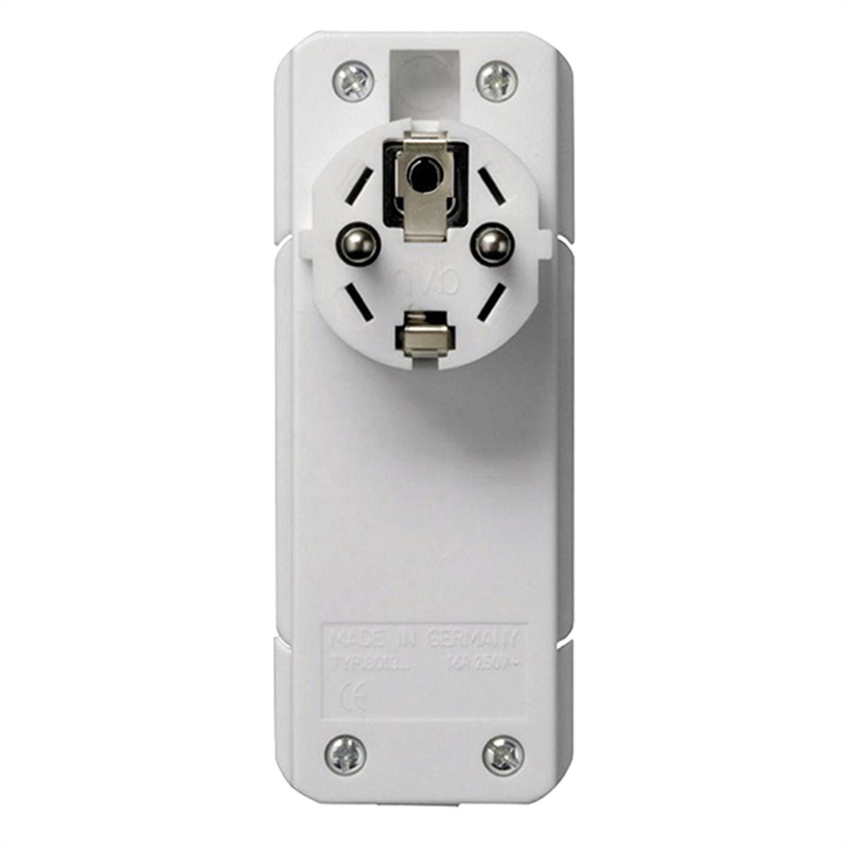 BACHMANN SMART PLUG Schutzkontakt Montagestecker, weiß