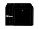 ROLINE 19-Zoll Wandgehäuse Pro 7 HE, 600x600 BxT zweiteilig schwenkbar schwarz