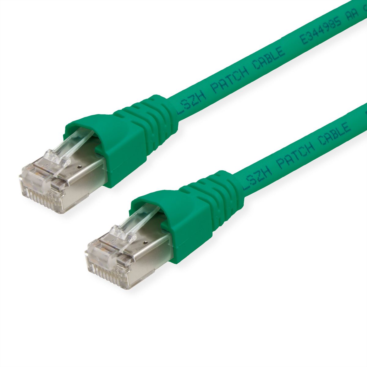 TELEGÄRTNER Patchkabel S/FTP, Cat.6A, LSOH, grün, 2 m