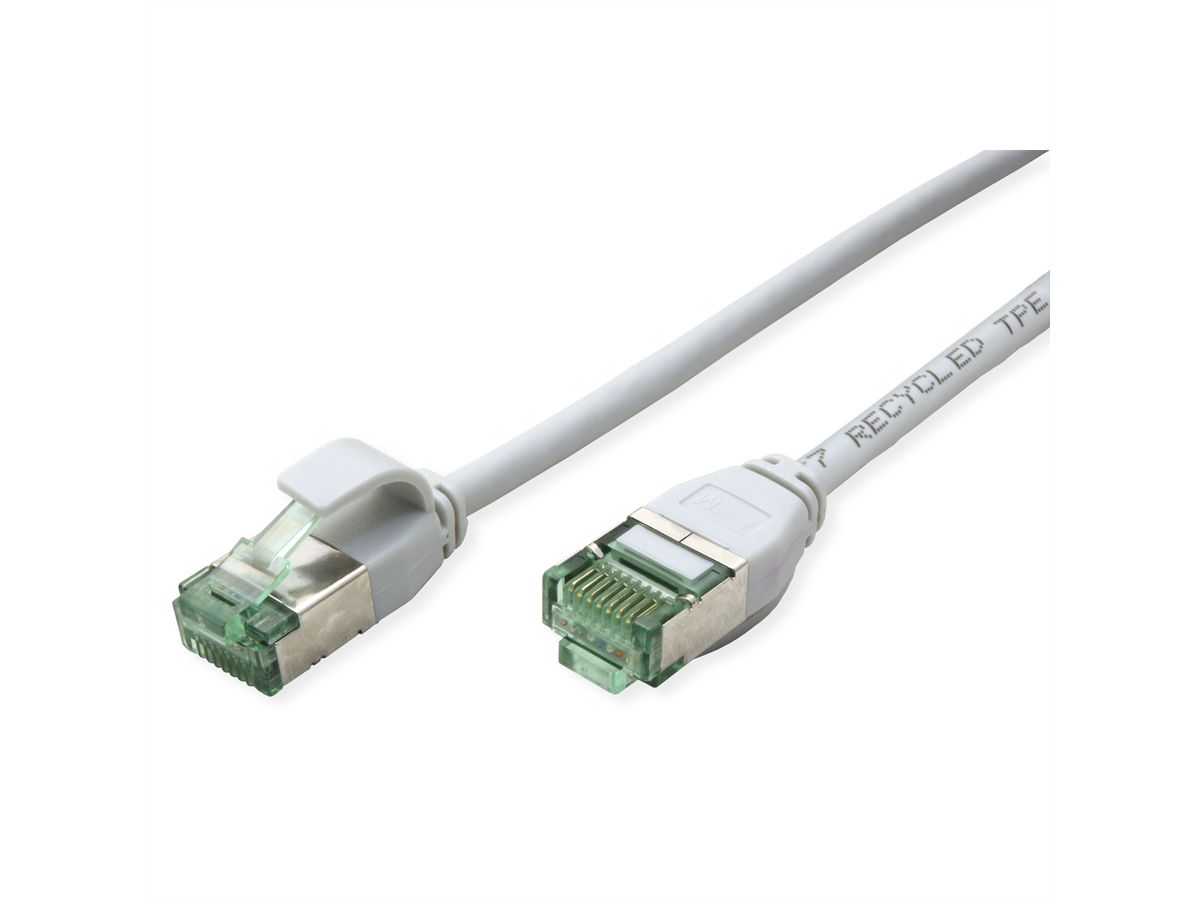 ROLINE RM U/FTP DataCenter Patchkabel Cat.6A (Class EA), slim, grau, 5 m
