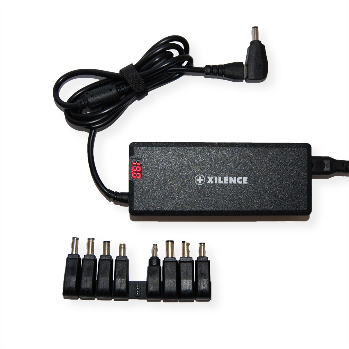 Xilence XM010 Universal Notebook Ladegerät, 9 Adapter, LED Anzeige, 90W