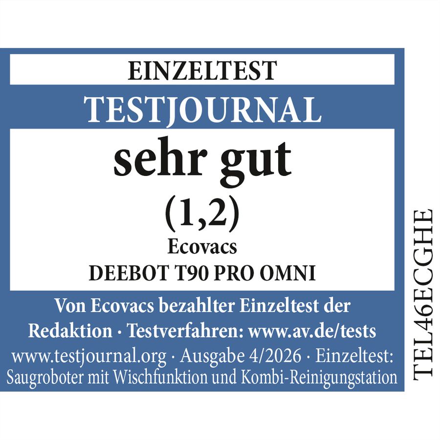 Ecovacs Saugroboter T90 PRO OMNI Deebot, schwarz