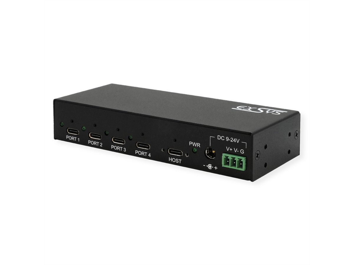 EX-12294HMS 4 Port USB 3.2 Metall HUB 4x C