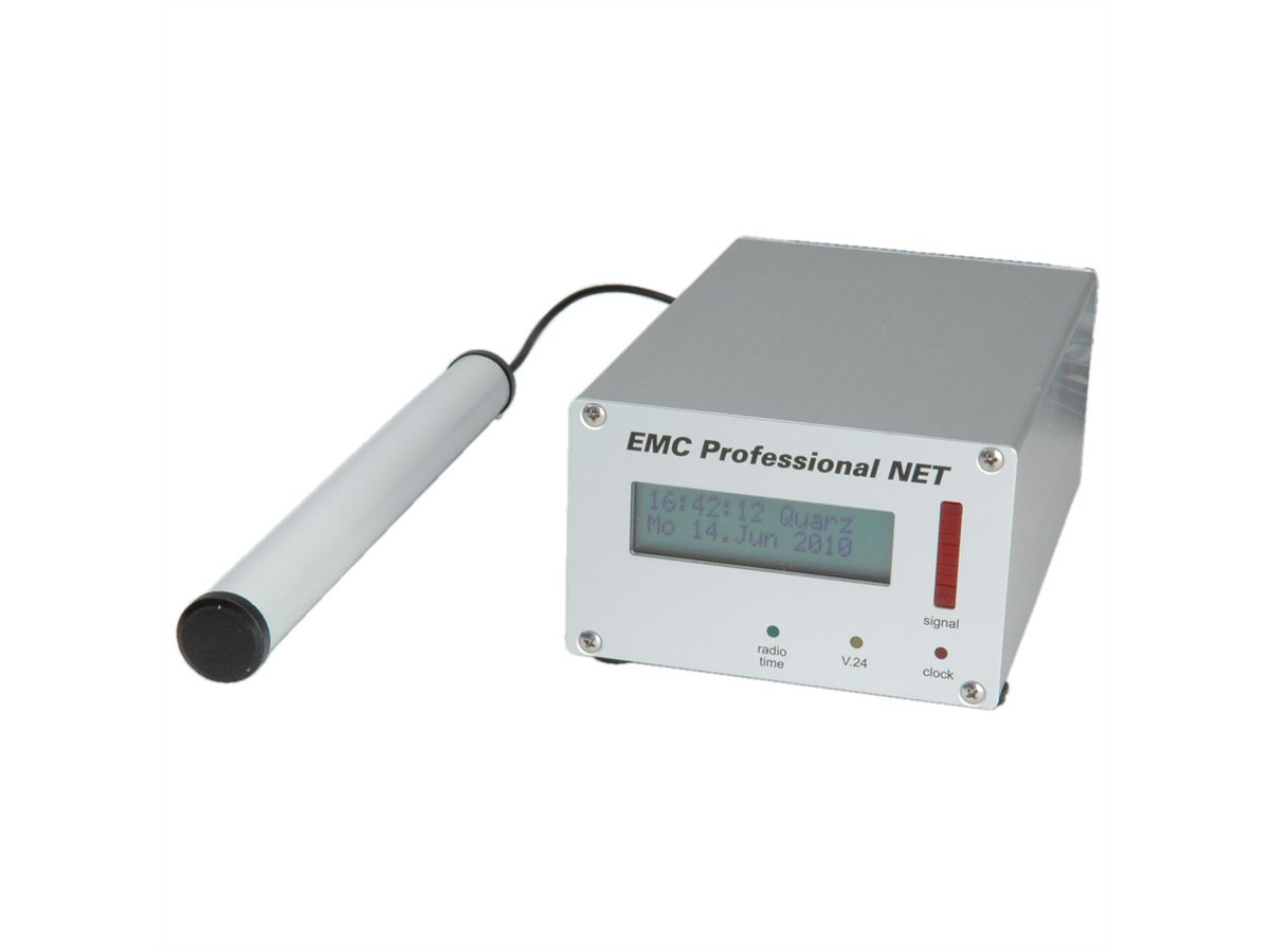 GUDE 3001 EMC Professional Zeitserver, integrierte Funkuhr für Industrieumgebungen, ext. Antenne, Tower