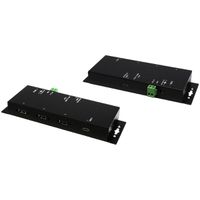 EXSYS EX-1191HMVS-PD 4-Port-USB-3.2 Gen 1 Metall HUB, mit USB-PD Aufladung