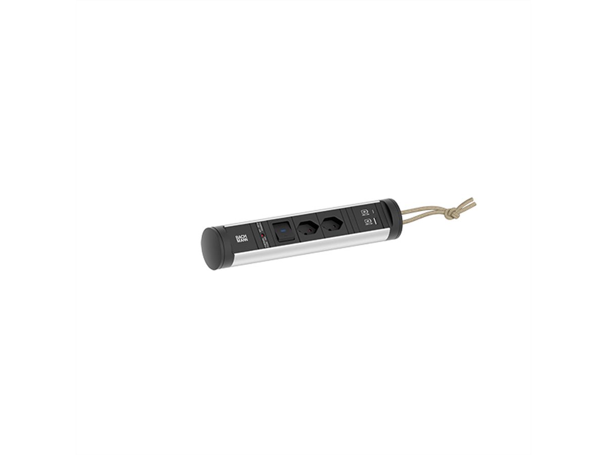 BACHMANN CYCLE Loop 2xCH 1xSchalter 1xUSB A/C 22W 2,5m T12