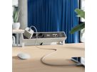 BACHMANN DESK2 3x Schutzkontakt 2x ABD GST18 Inox