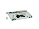 TELEGÄRTNER BASIS eco LWL-Panel mit Kupplungen & Pigtails, 12x SC Duplex, beige, OM2, Grade C