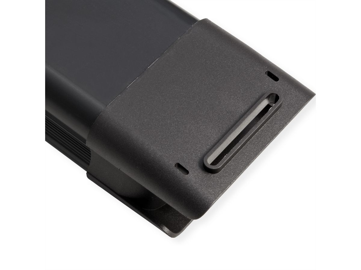 BACHMANN CONNECTUS 4xUTE, 1xSchalter 2,0m CEE7/7 Schwarz