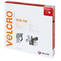 VELCRO® Klettband zum Aufnähen, Haken & Flausch 20mm x 10m Bordeauxrot