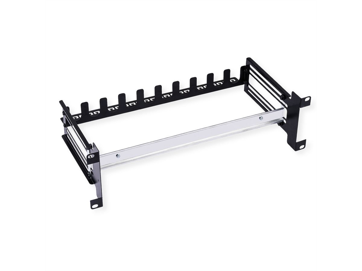 VALUE 19"-Tragrahmen für Hutschienengeräte, 3HE, schwarz