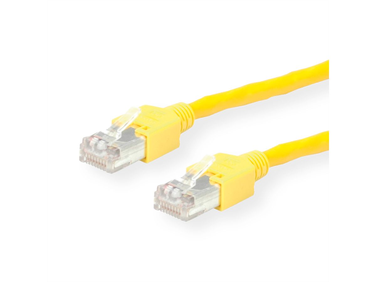 KERPEN Patchkabel Cat.5e (Class D) SF/U, MegaLine D1-20, gekreuzt, gelb, 0,5 m