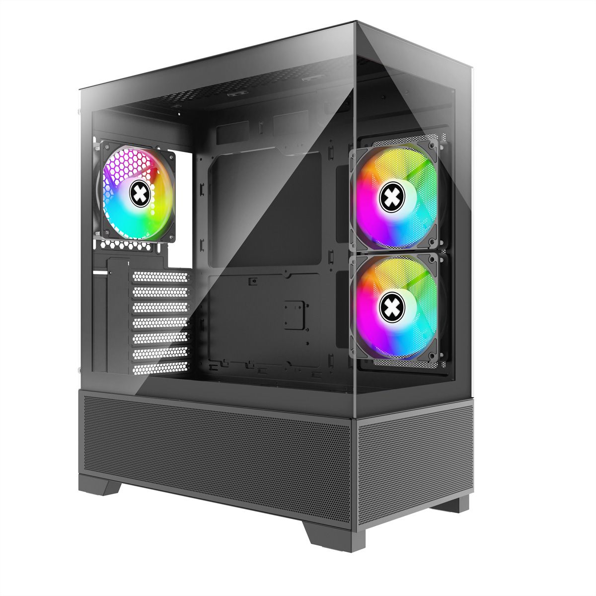XILENCE Xilent Beam ATX PC-Gehäuse schwarz, X218.ARGB Gaming ATX PC Case