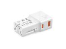 VALUE USB Reise-Charger mit Euro-Flach-/UK-/US-Stecker, 2 Port (Typ-A QC3.0, Typ-C PD), 25W