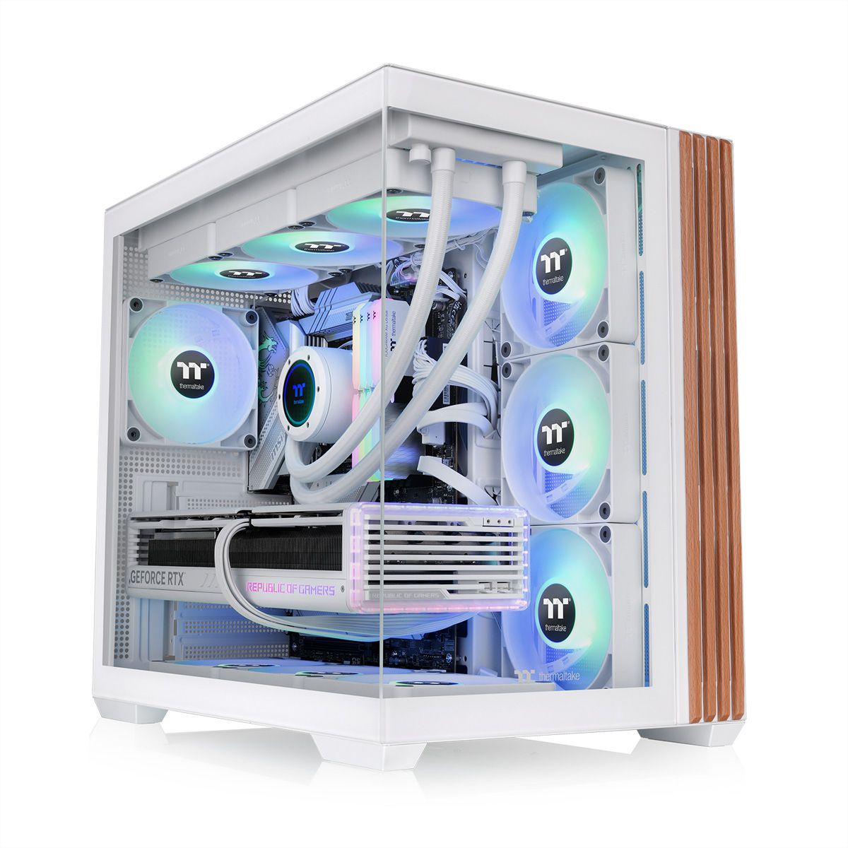 Thermaltake View 380 WS ARGB Mid Tower Gehäuse, weiß