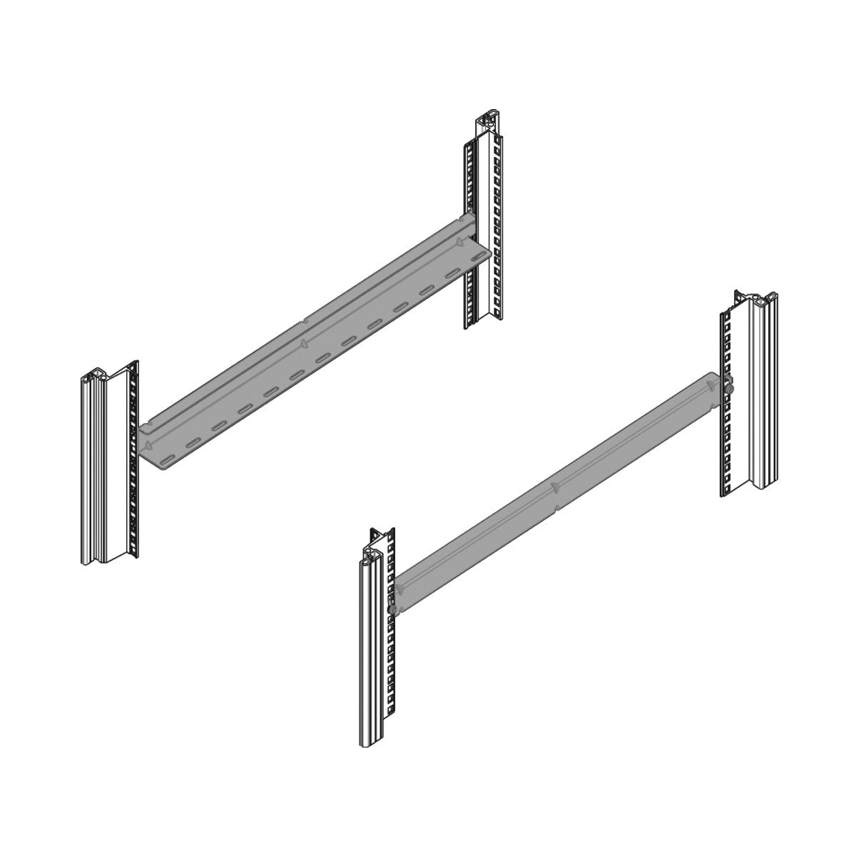 SCHROFF 19"RASTERPROFIL 16HE 7021 2X