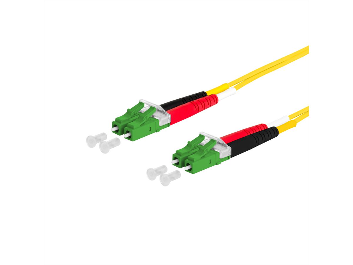 METZ CONNECT OpDAT Patchkabel, LC-D APC/LC-D APC OS2, 1 m