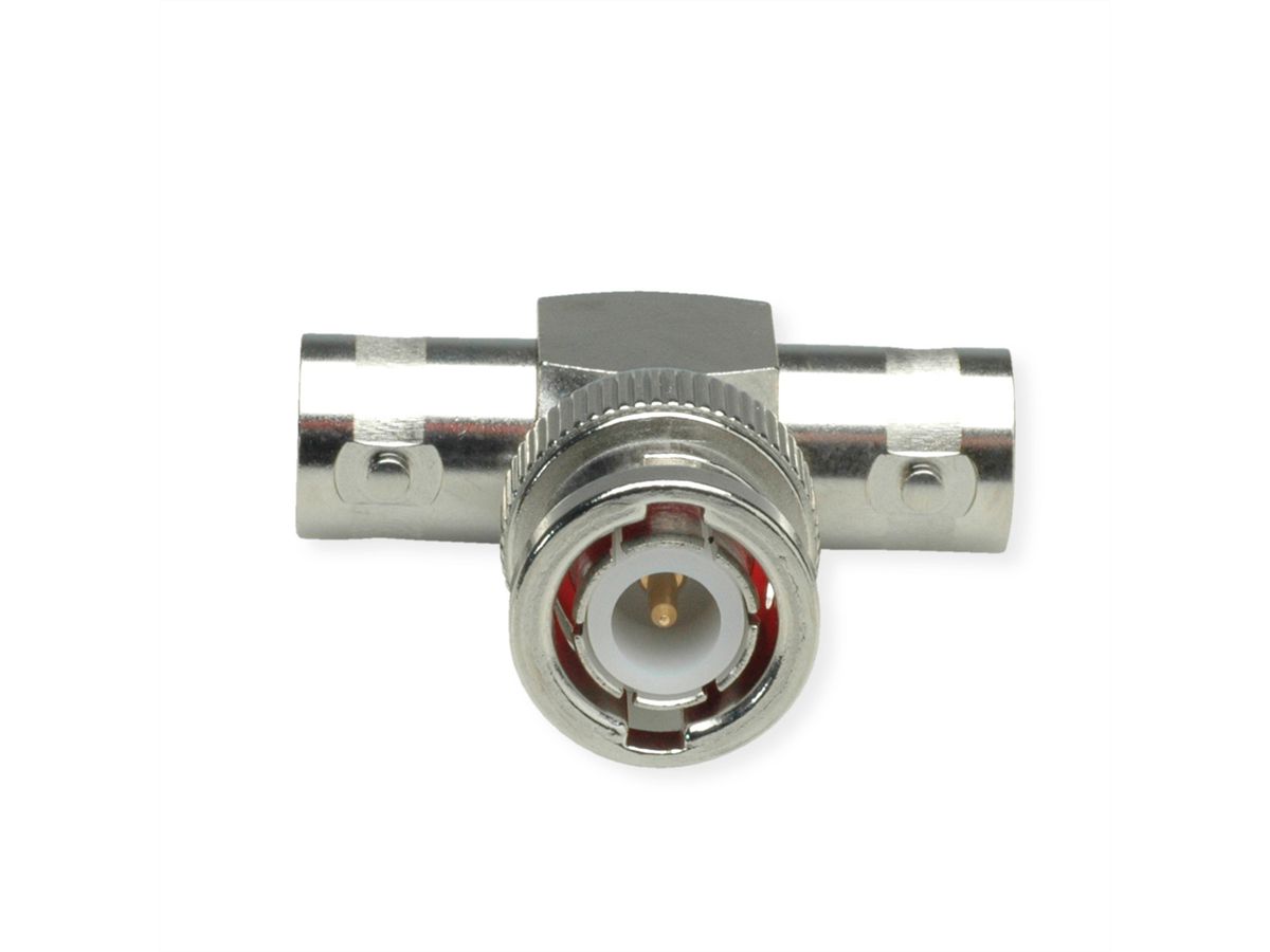 TELEGÄRTNER BNC-T-Stück 50 Ohm, Buchse / Stift / Buchse