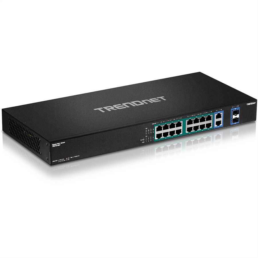 TRENDnet TPE-TG182F 18-Port Switch Gigabit High Power PoE+ 440W