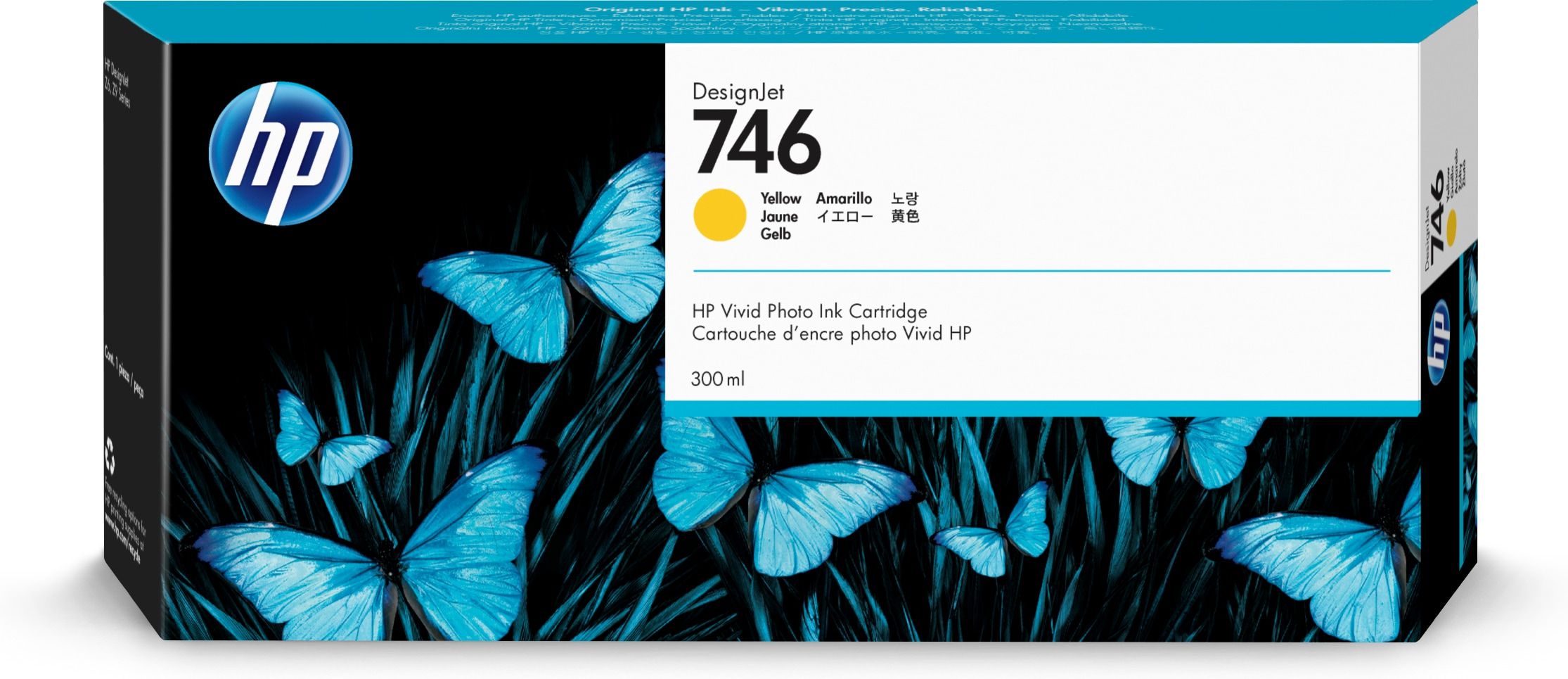HP 746 Gelb DesignJet Tintenpatrone, 300 ml