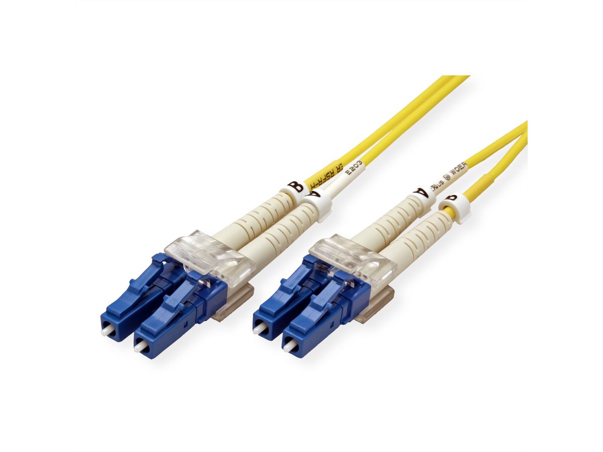 Quality LWL-Kabel Single Mode E9/125µm OS2, LC/LC, gelb, 5 m