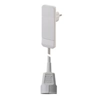 BACHMANN Flat Plug CEE7/7 weiss, 1,5m CEE7/3