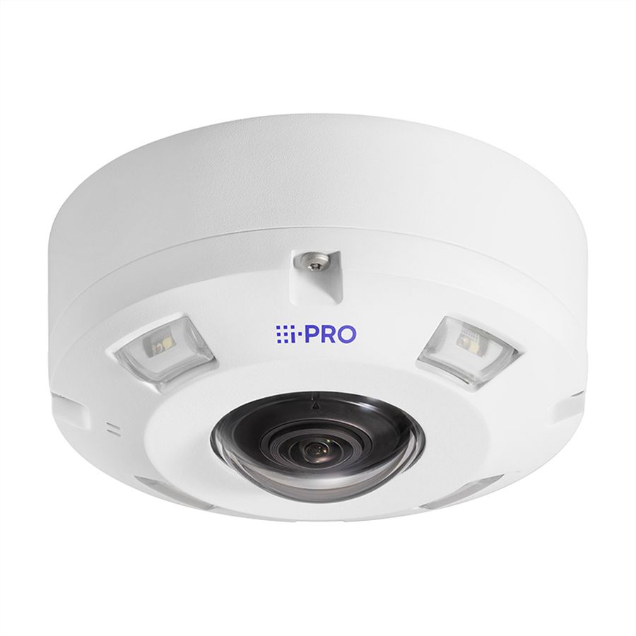 i-PRO WV-X45501-F1LMV 5MP Outdoor VANDAL IR Fisheye Kamera, M12-Steckverbinder