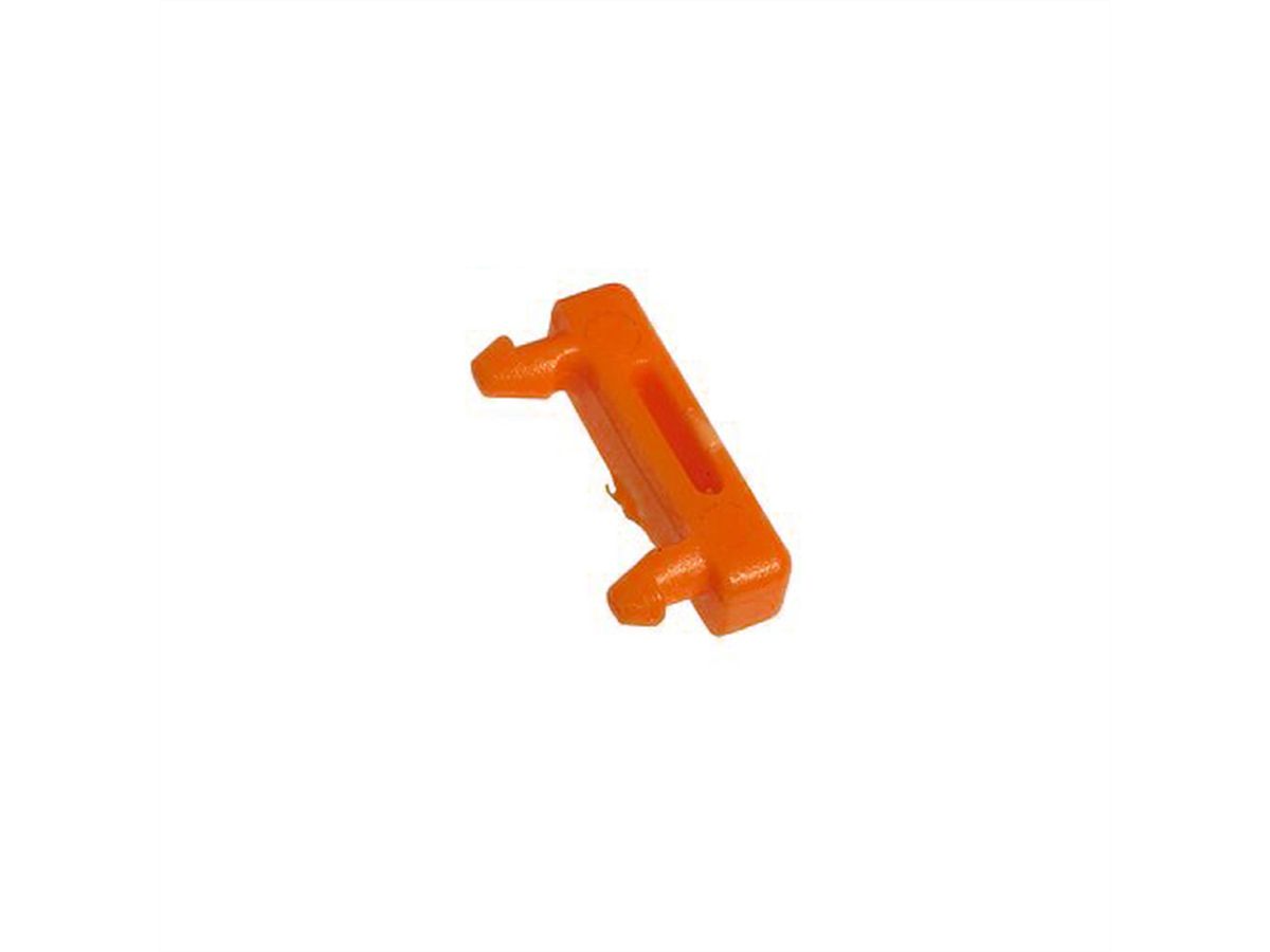 EasyLan DualBoot® LED Steckermarkierungsclips, 100 Stück, orange