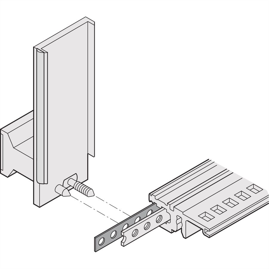 SCHROFF Lochstreifen - LOCHSTREIFEN 20TE NUTZBAR