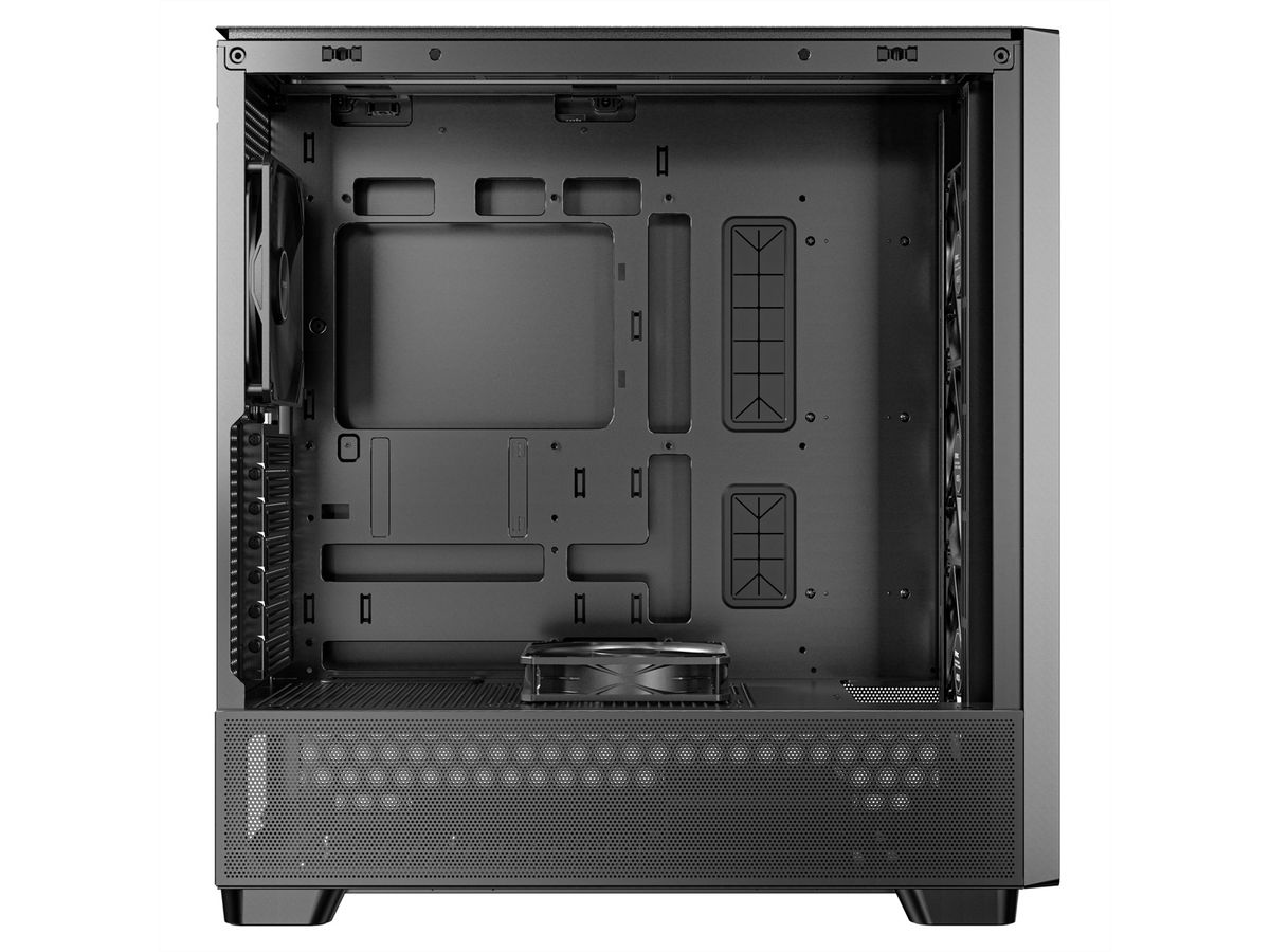 ANTEC FLUX PC Gehäuse Midi Tower Gaming ATX, schwarz