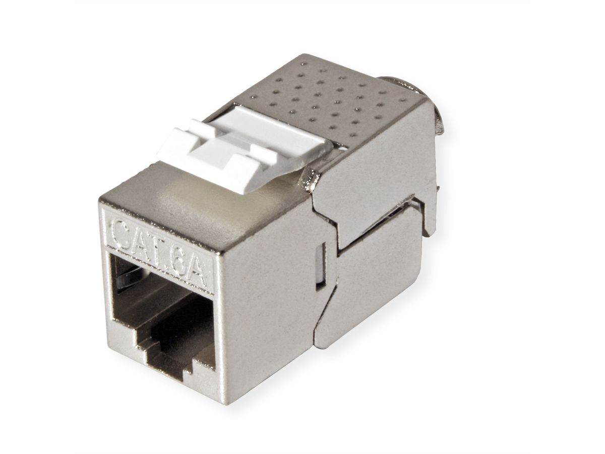 VALUE Kat.6A (Class EA) Keystone, RJ-45, geschirmt, werkzeuglos, SuperSLIM