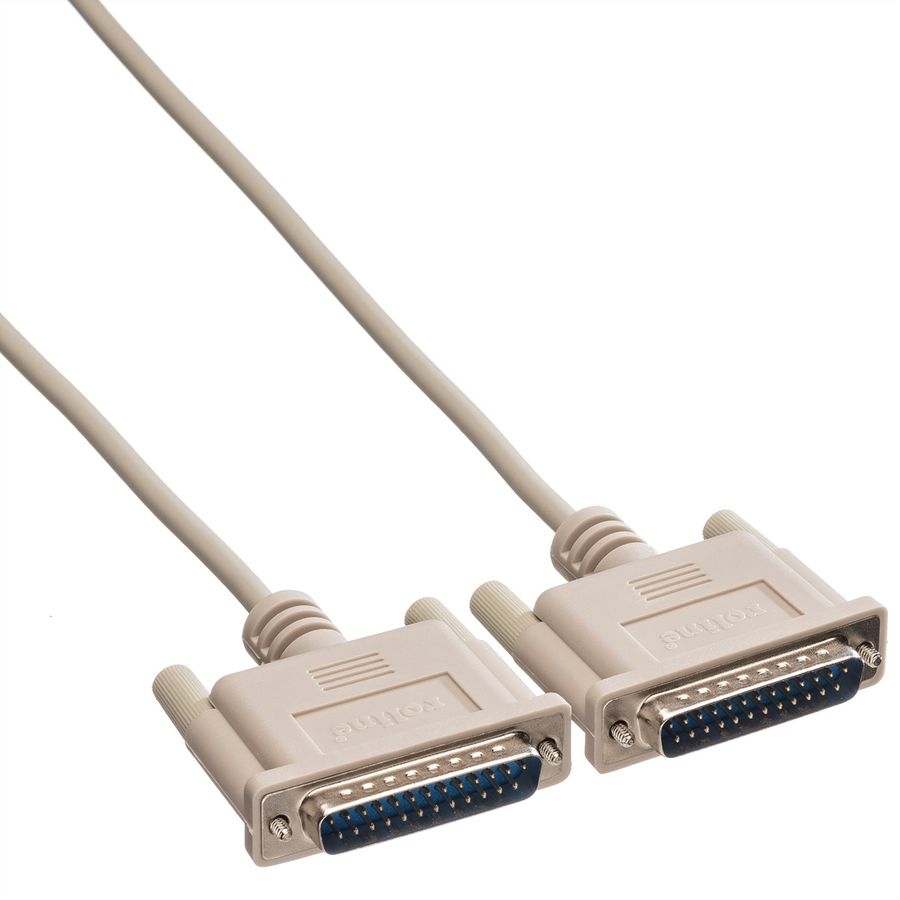 ROLINE RS232 Kabel 25pol. ST-ST, 1,8 m