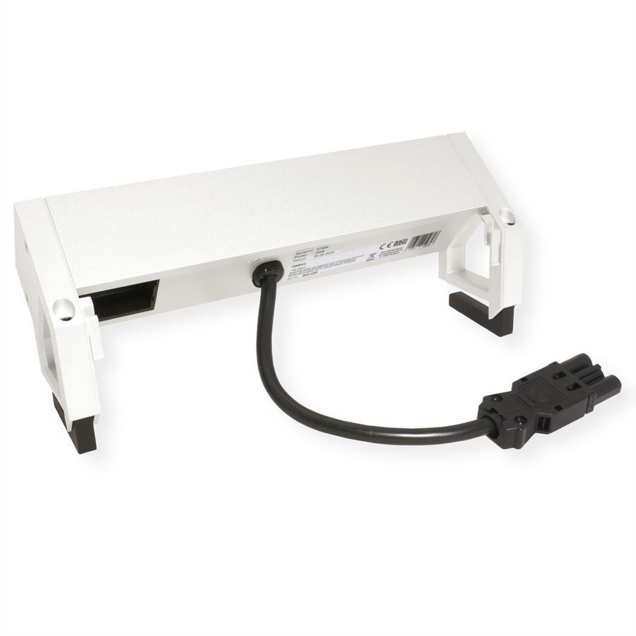 BACHMANN DESK2 2x Schutzkontakt 1x USB-Charger 1x ABD GST18, weiß