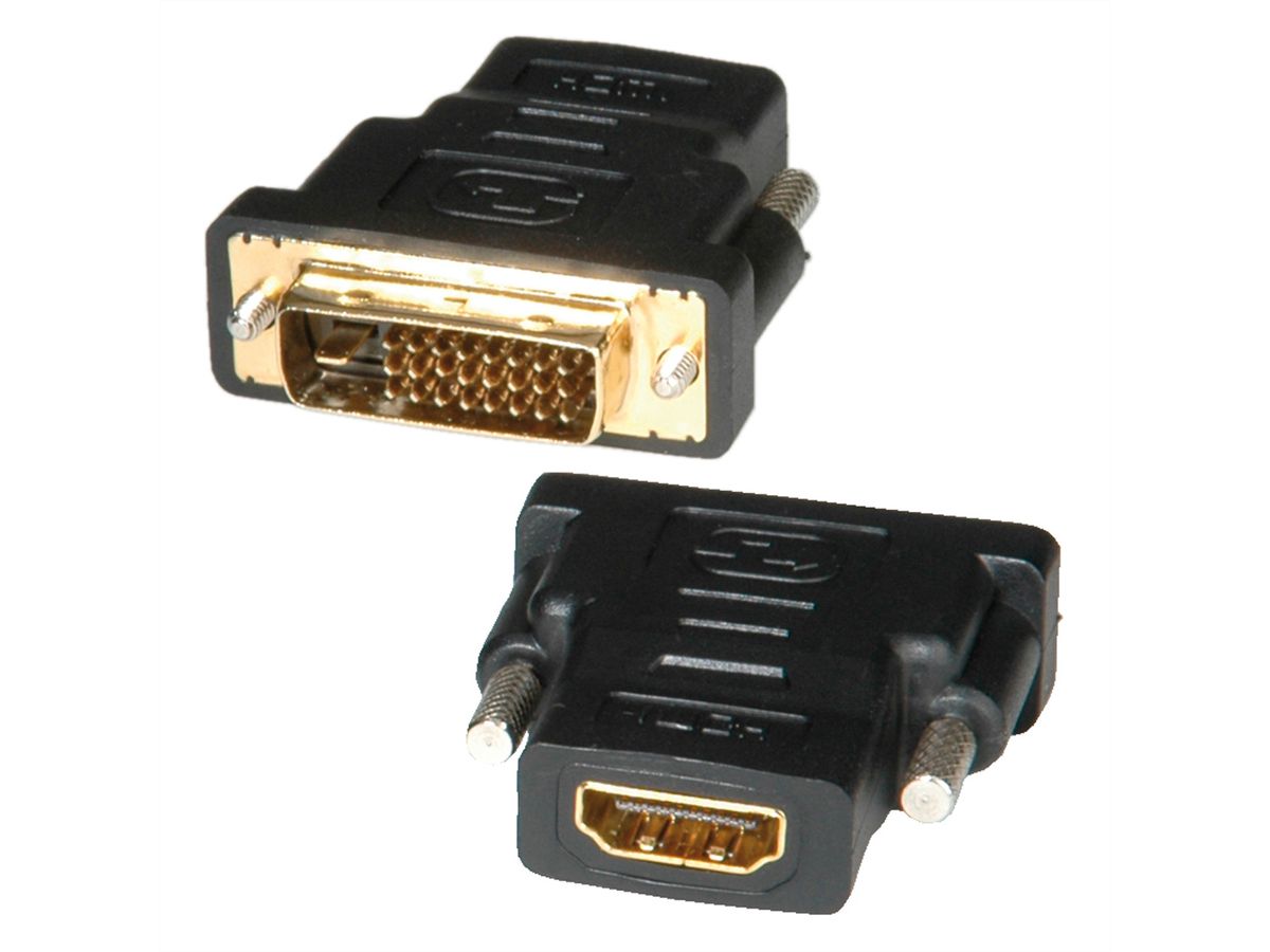 ROLINE HDMI-DVI Adapter, HDMI BU / DVI-D ST