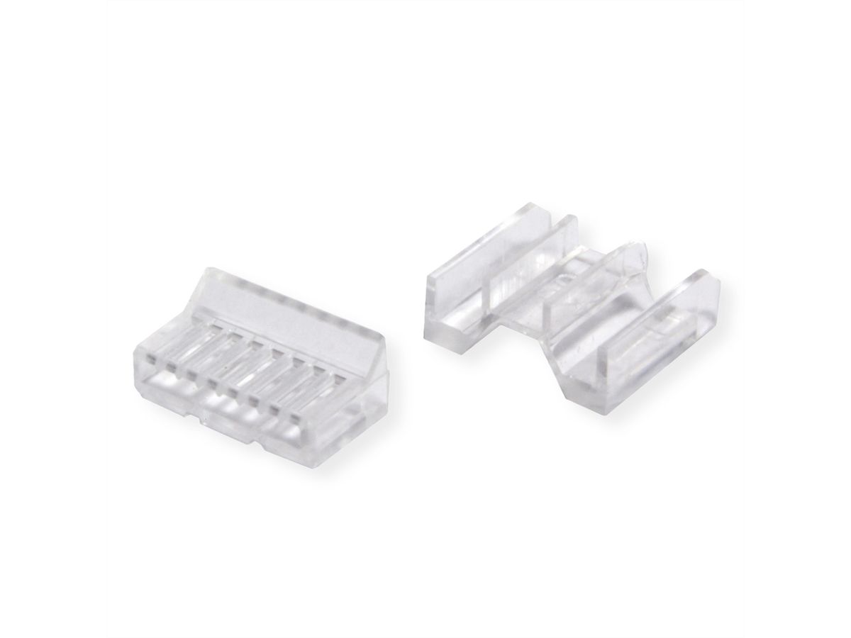ROLINE Modular Plug geschirmt Kat.6A (Class EA), für Massiv-/Litzendraht, 10 St.