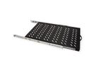 VALUE 19"-Fachboden ausziehbar, 420 x 700 mm, 25kg Traglast