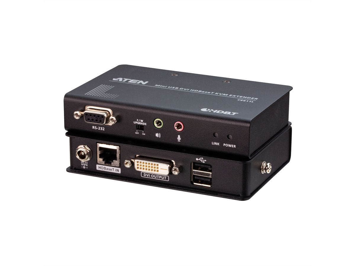 ATEN CE611 Mini USB HDBaseT DVI KVM Extender