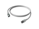 EasyLan FlexBoot Patchkabel Kat.6A, S/FTP, grau, 2 m