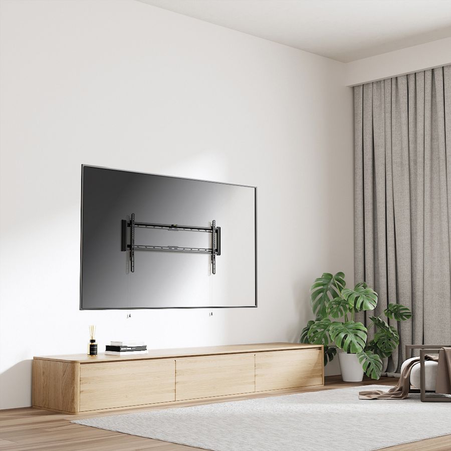 VALUE TV-Wandhalterung, fest, 43-90 Zoll, bis 75 kg