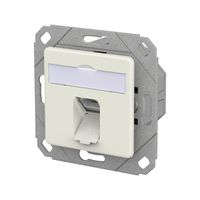 METZ CONNECT E-DAT C6A LSA++ Dose, 1 Port, UPk, reinweiß