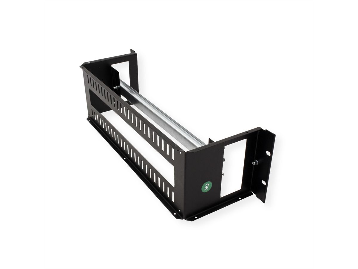 ROLINE 19-Zoll Hutschienenträger 3 HE, 133x482x123 HxBxT