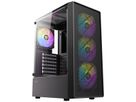 ANTEC AX26 RGB Elite PC Gehäuse Midi Tower Gaming ATX, schwarz