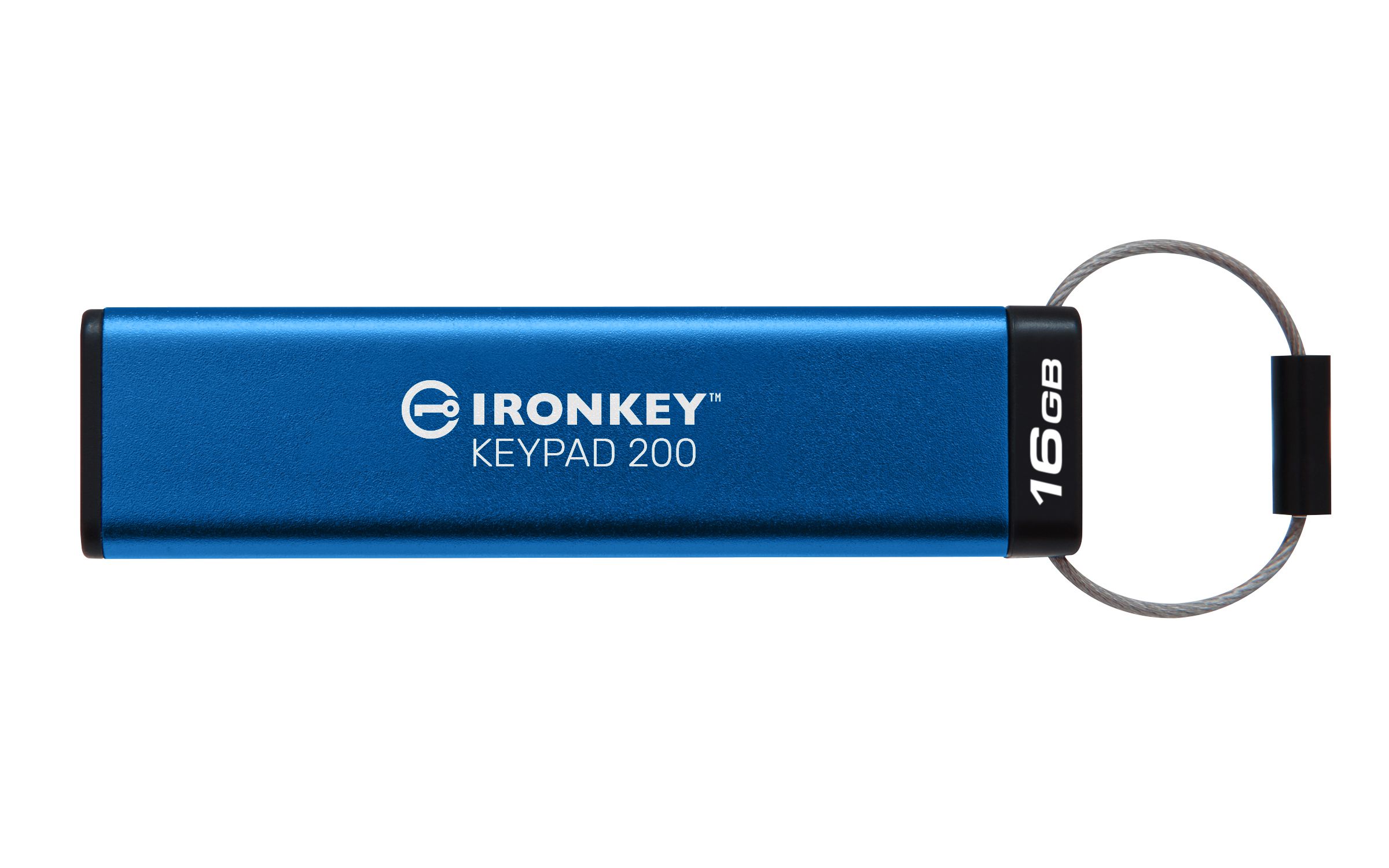 Kingston Technology IronKey 16GB Keypad 200, FIPS 140-3 Lvl 3 (ausstehend) AES-256 Verschlüsselung