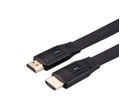 VALUE 8K HDMI Ultra HD Kabel mit Ethernet, flach, ST/ST, schwarz, 1 m