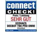 Ecovacs Saugroboter T90 PRO OMNI Deebot, schwarz