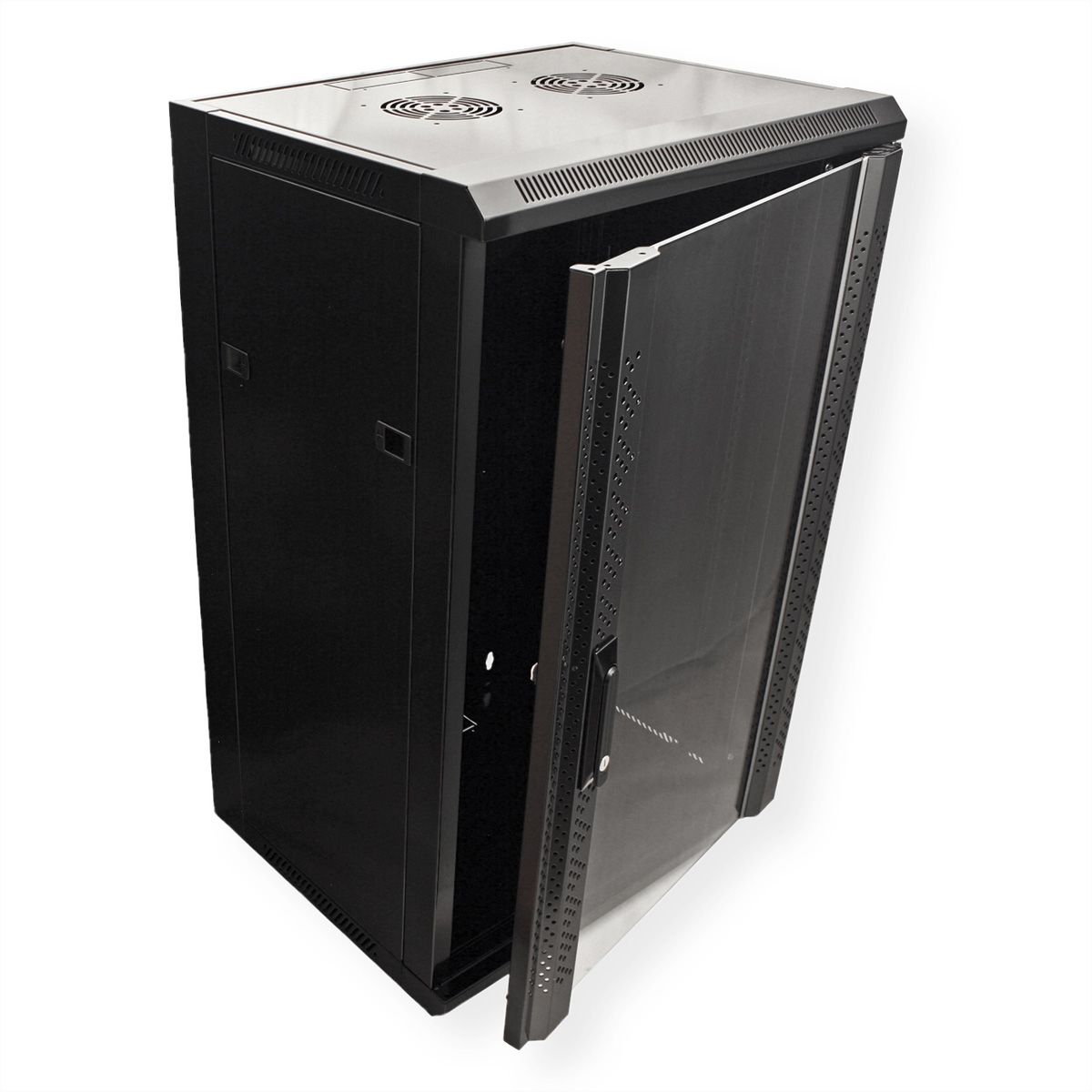 VALUE Wandgehäuse 18 HE (HxBxT) 901x570x450mm, Bausatz, schwarz