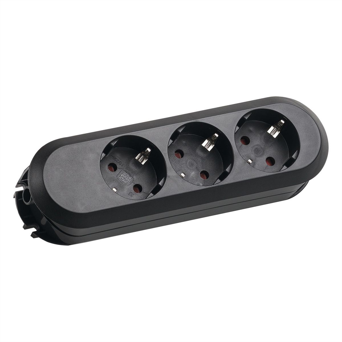 BACHMANN SMART Steckdosenleiste 3xCEE7/3 schwarz, ohne Zuleitung