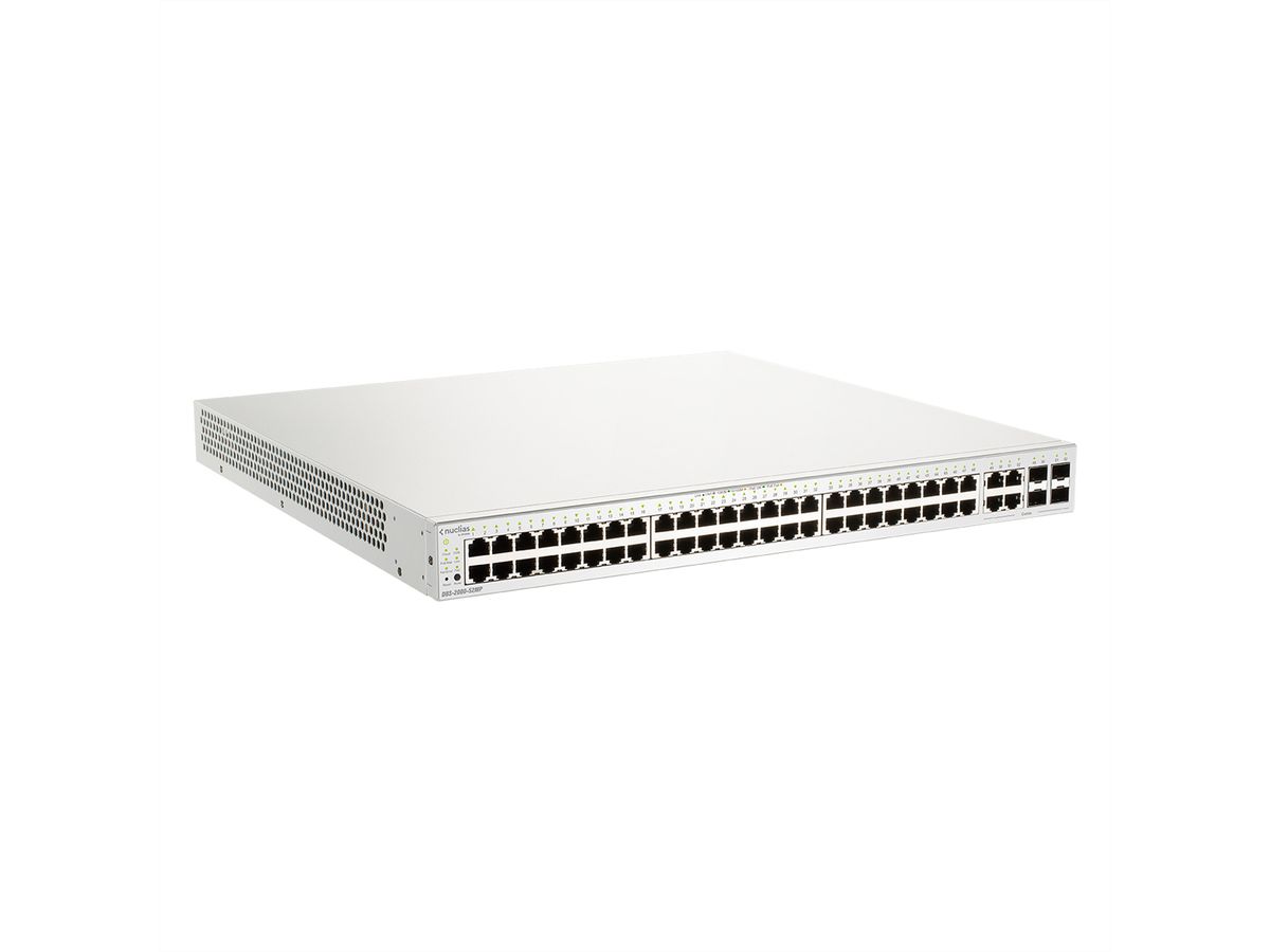 D-Link DBS-2000-52MP PoE+ Gigabit Switch 52-Port Nuclias Cloud Managed Layer2