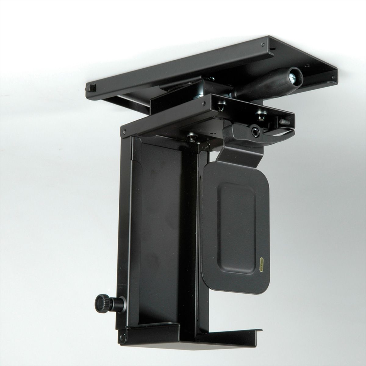 ROLINE Mini-PC-Halterung ausziehbar, drehbar, schwarz